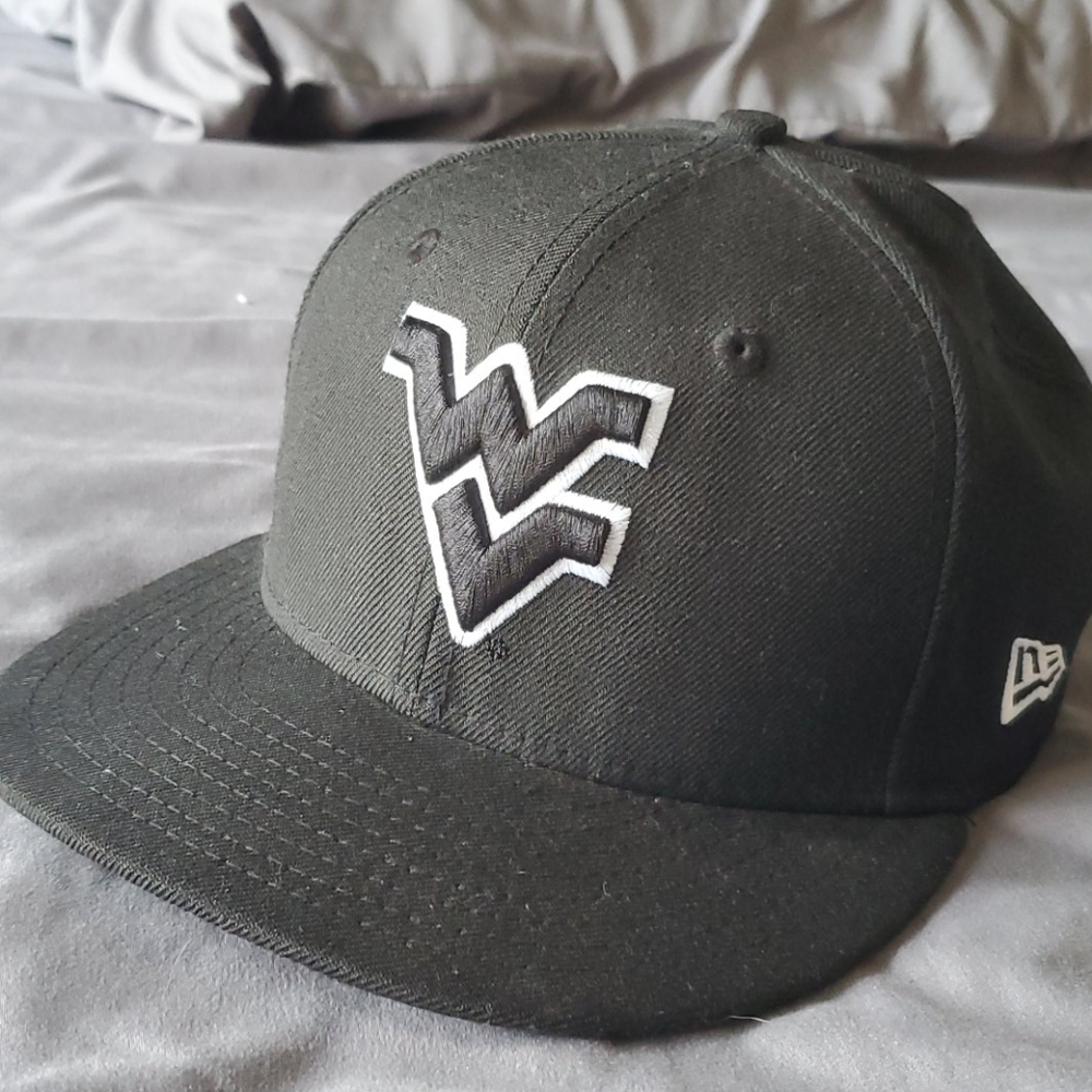 WVU hat New Era Black